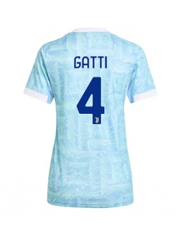 Juventus Federico Gatti #4 Replika Borta Kläder Dam 2025-26 Kortärmad